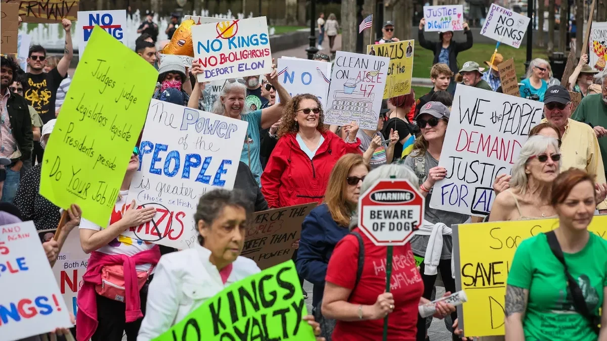 File photo: Today’s ‘No Kings’ rallies: What they’re about and where they’re ...