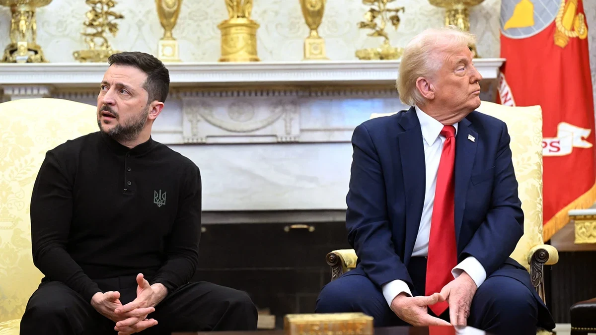 File photo: Ukrainian President Zelenskyy trying to back out of earth deal, Trump ...
