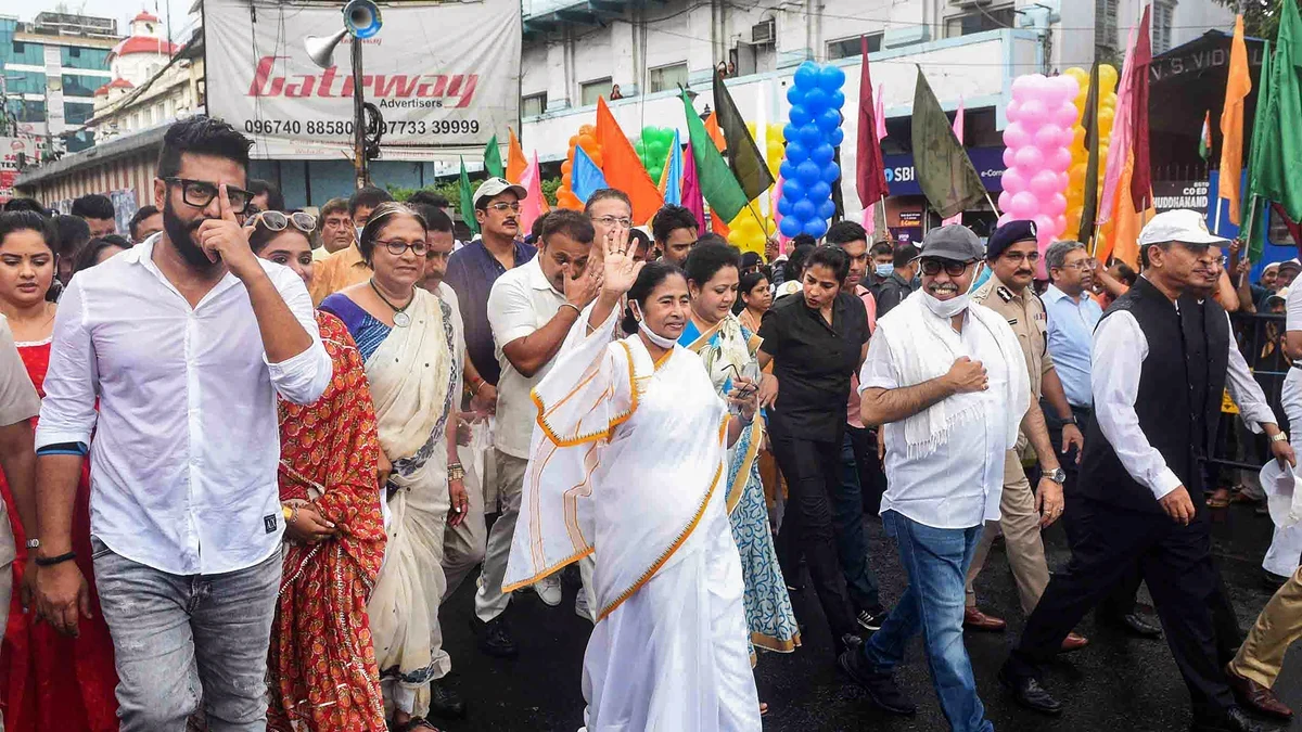File photo: Durga Puja: Kolkata organises mega rally to thank UNESCO for heritage ...