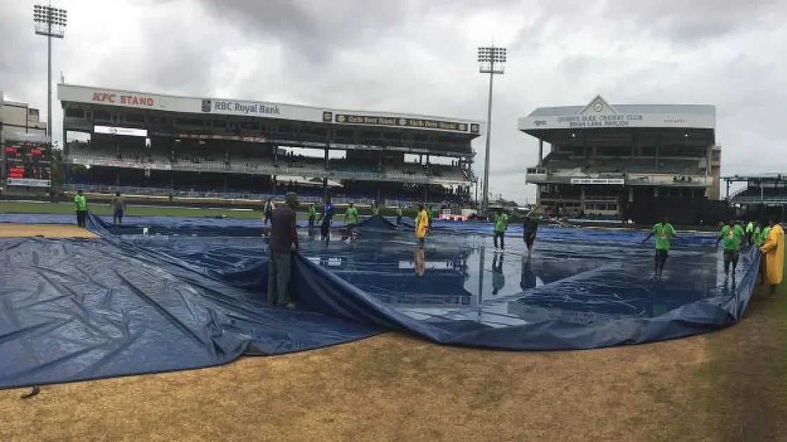File photo: Rain washes out opening West Indies vs India ODI - Rediff Cricket