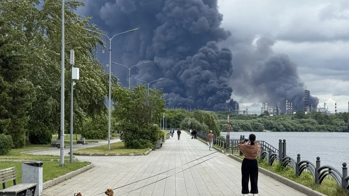 File photo: St Petersburg region hit by major Ukrainian drone attack, say Russian ...