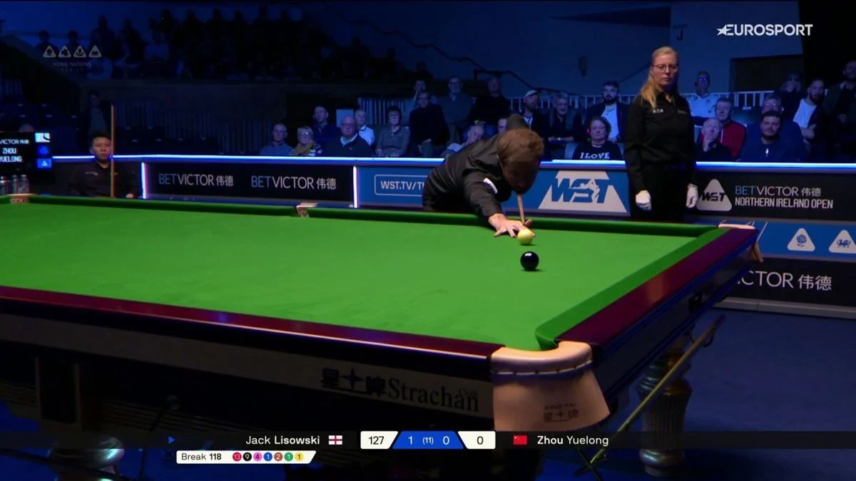 File photo: Snooker. Northern Ireland Open 2025. Jack Lisowski pewnie pokonał Zhou ...