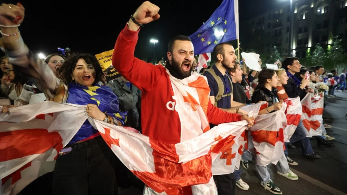 File photo: Georgia's Youth Dominates Pro-Europe Street Protests
