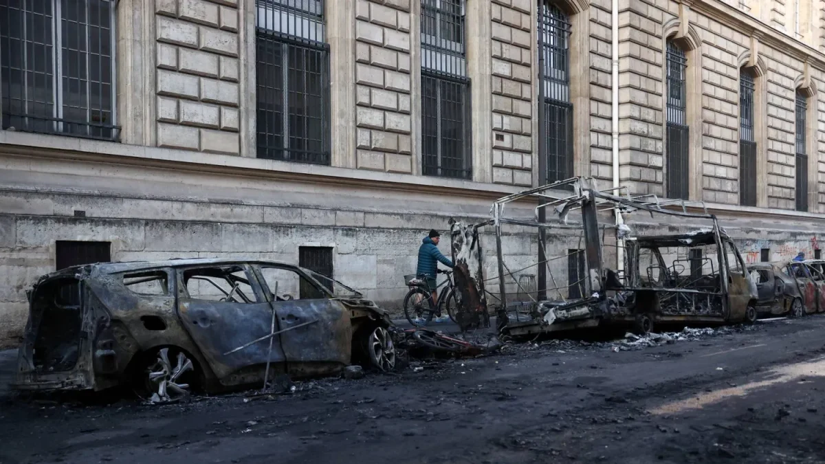 File photo: France Counts Cost of Violent Protests, 1,800 Arrested