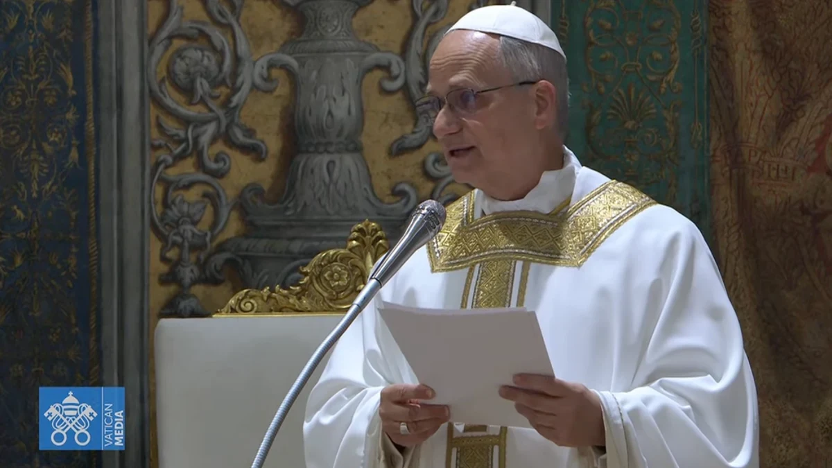 File photo: Full text of the first public homily of Pope Leo XIV - OSV News