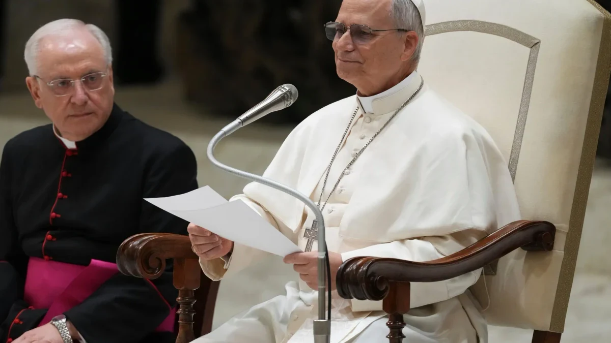 File photo: Pope Leo XIV Calls for News Media to Shun Divisive Language - The New ...