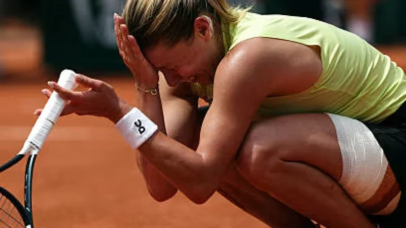 File photo: Chwalinska stages a comeback against Sakkari, and the world's 114th ...