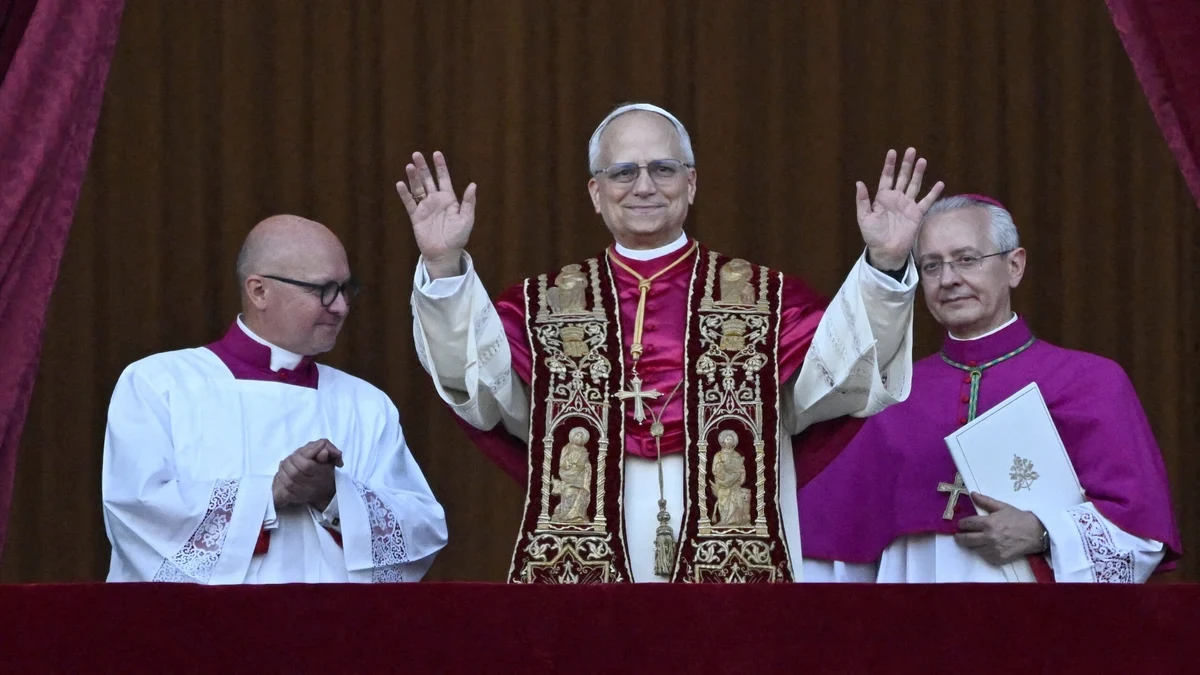 File photo: Watch: Pope Leo XIV steps out on balcony of St. Peter's - OSV News