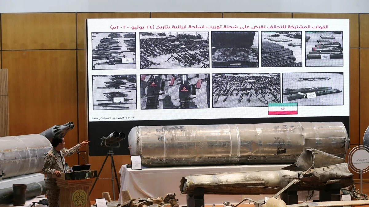 File photo: Saudi-led coalition says intercepted drones launched by Yemen's Houthis ...
